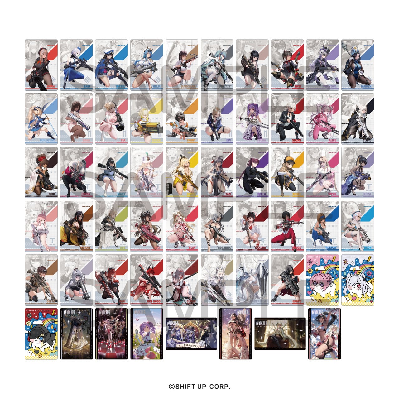 Algernon Metallic Card JAPANESE - Goddess of Victory: NIKKE