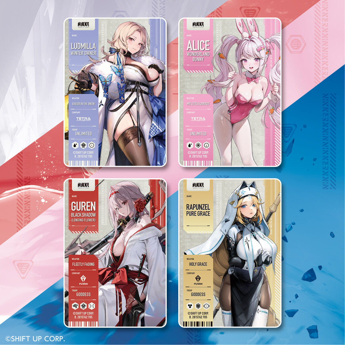 Bandai Carddass Pass Card JAPANESE - Goddess of Victory: NIKKE