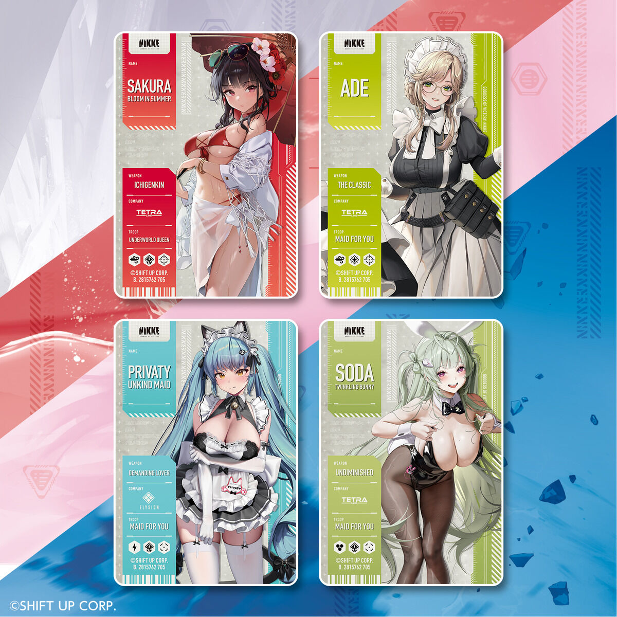 Bandai Carddass Pass Card JAPANESE - Goddess of Victory: NIKKE