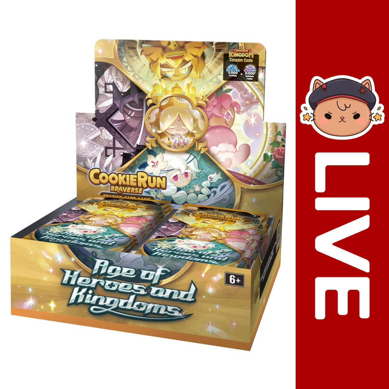 CookieRun TCG English - Set2 Age of Heroes and Kingdoms