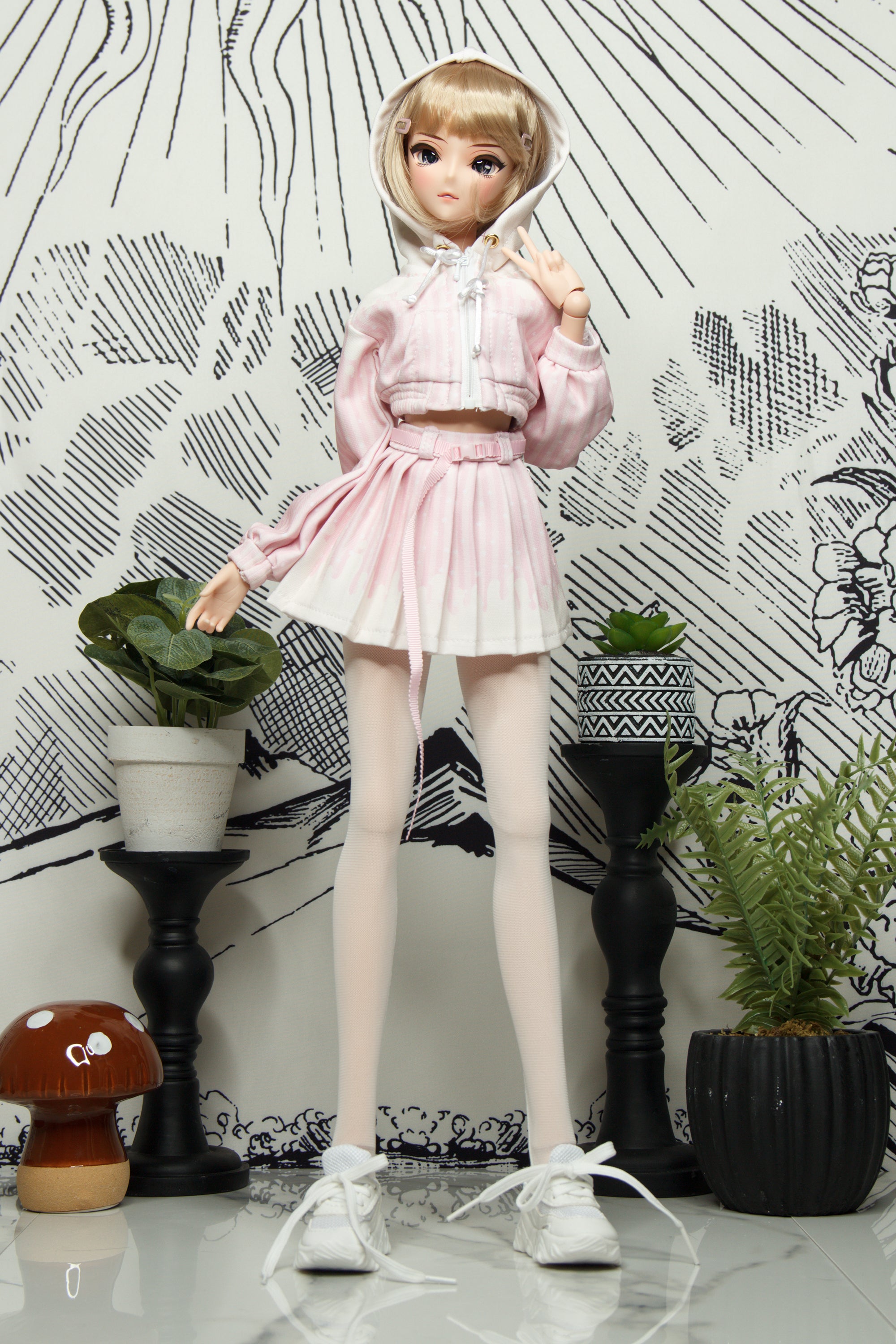 Cute Seasonal Leisure Outfit - kawaii Smart Doll and DD clothes