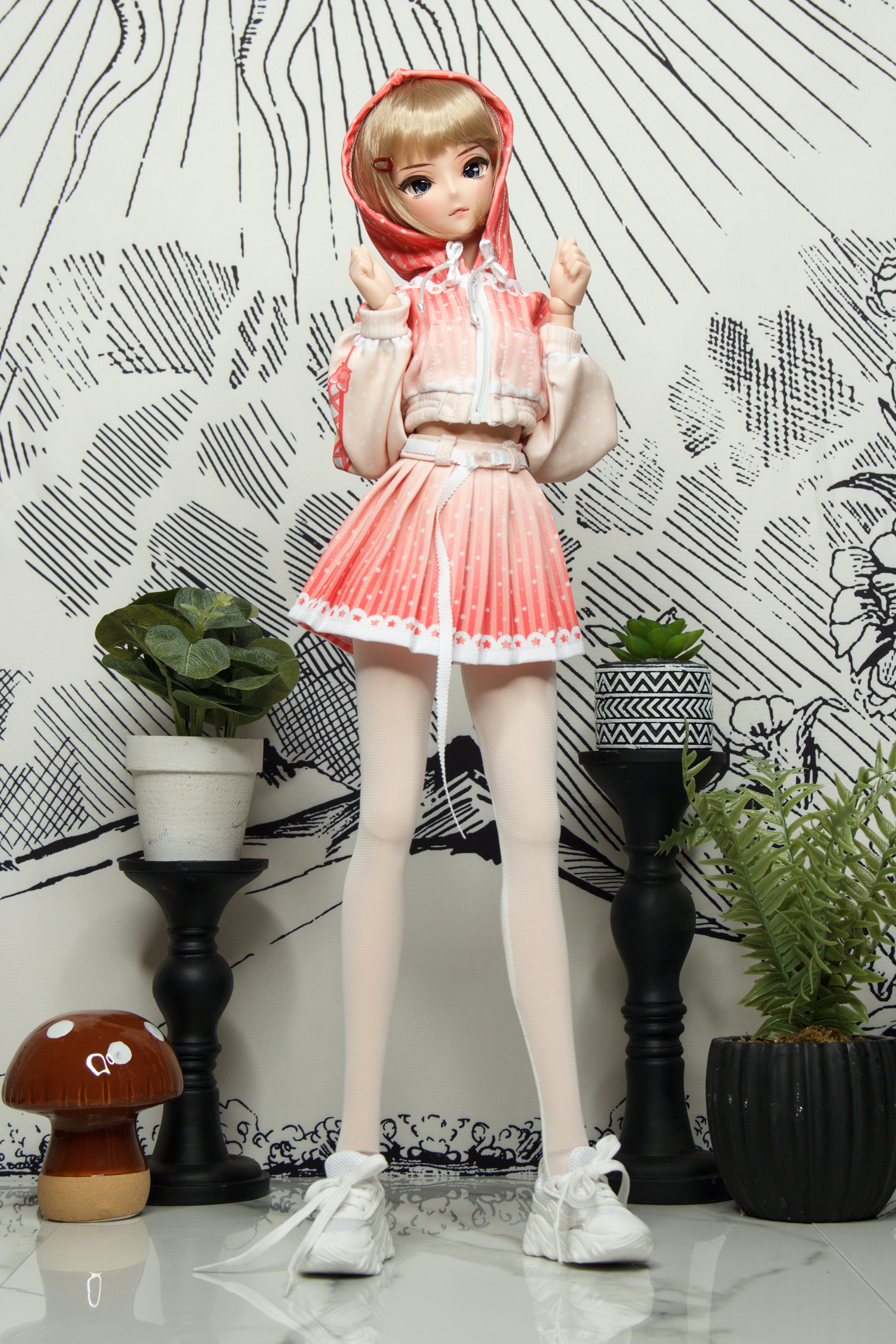 Cute Seasonal Leisure Outfit - kawaii Smart Doll and DD clothes