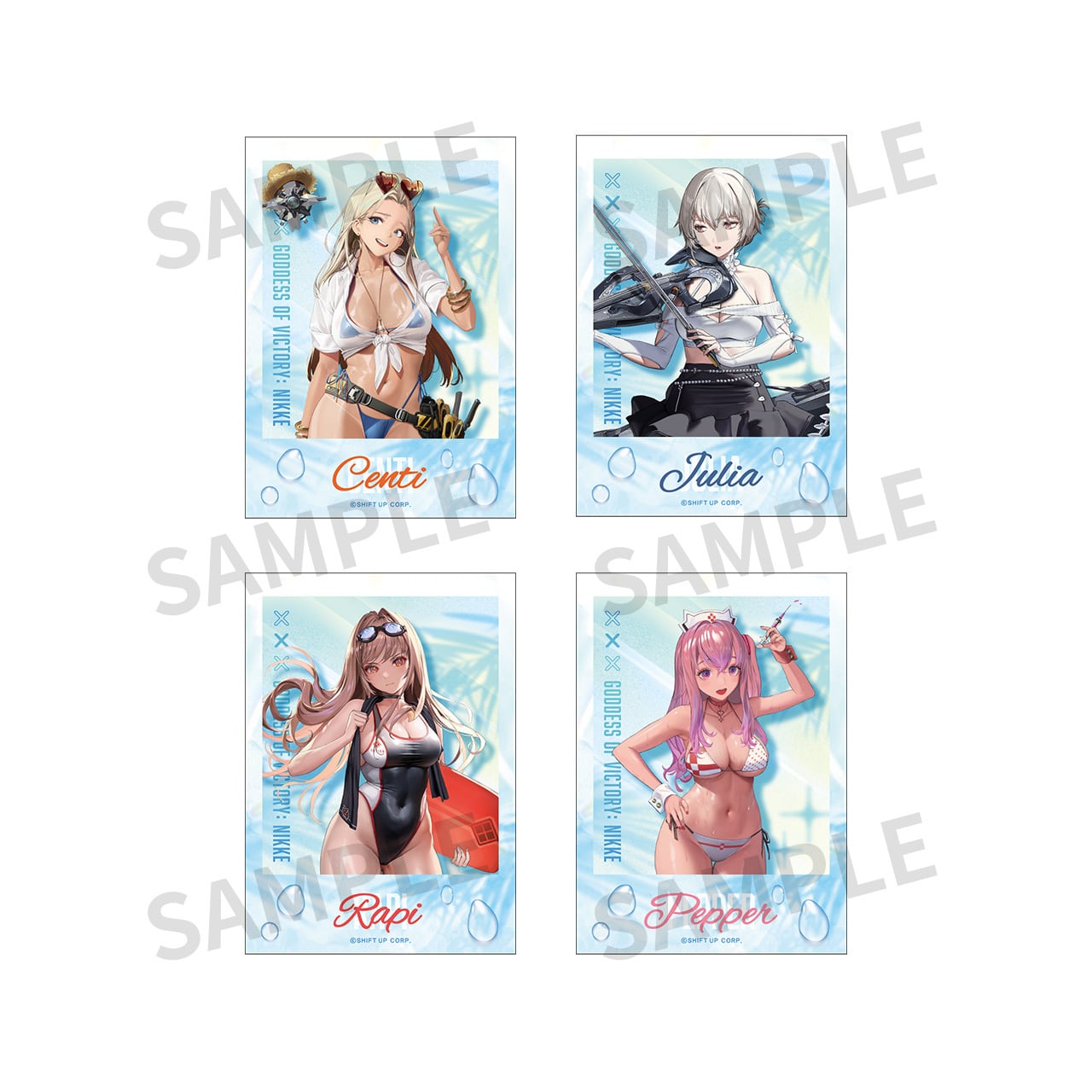 Algernon Clear Photo Card JAPANESE - Goddess of Victory: NIKKE 2025 Summer Fair