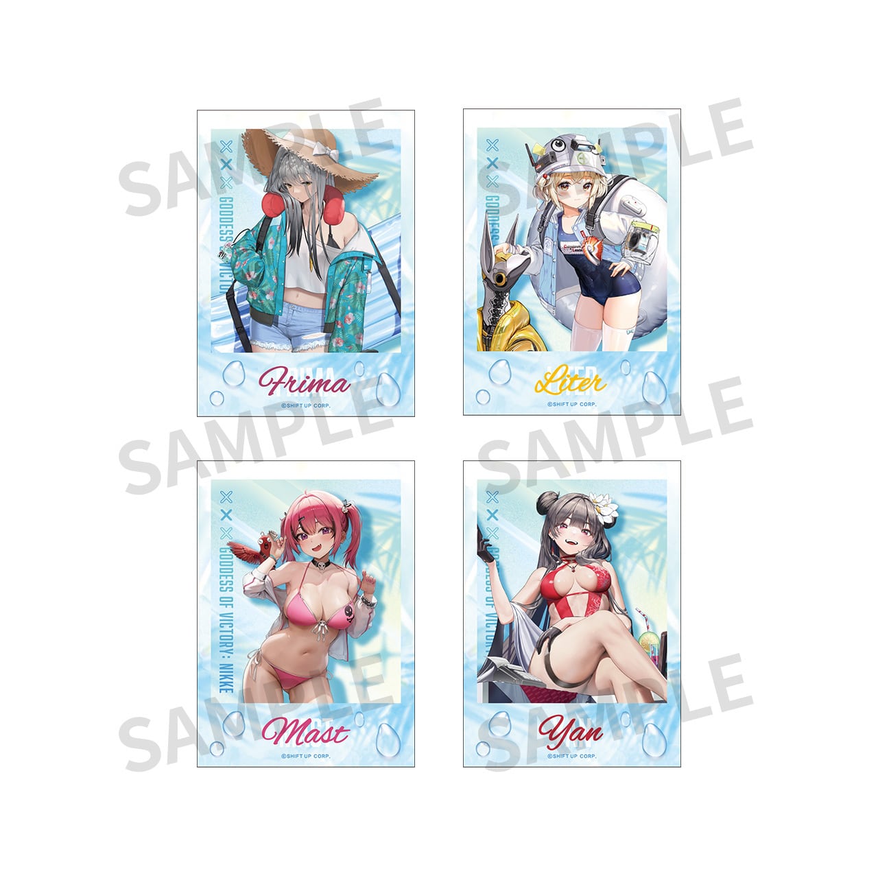 Algernon Clear Photo Card JAPANESE - Goddess of Victory: NIKKE 2025 Summer Fair