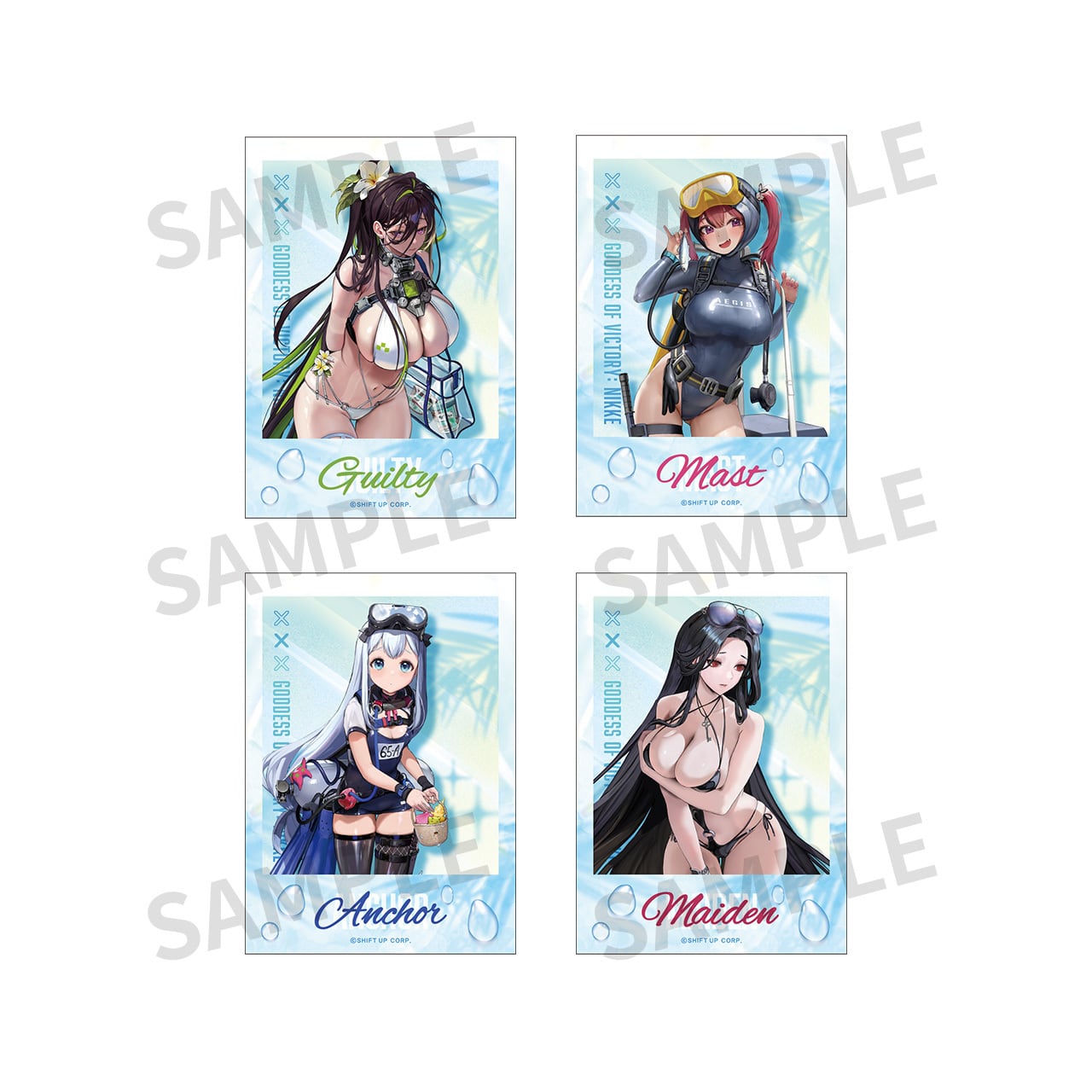 Algernon Clear Photo Card JAPANESE - Goddess of Victory: NIKKE 2025 Summer Fair