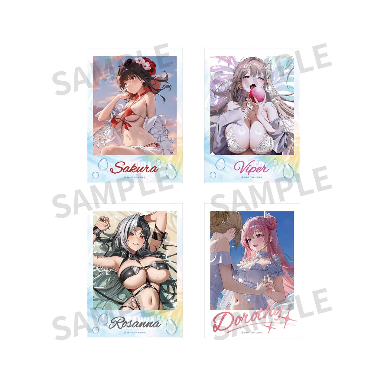 Algernon Clear Photo Card JAPANESE - Goddess of Victory: NIKKE 2025 Summer Fair