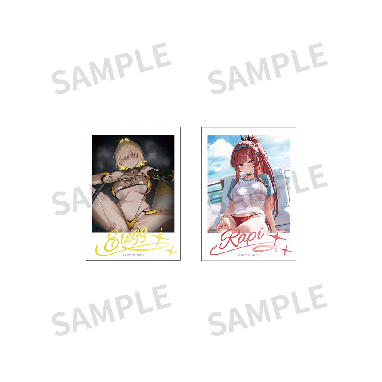 Algernon Clear Photo Card JAPANESE - Goddess of Victory: NIKKE 2025 Summer Fair