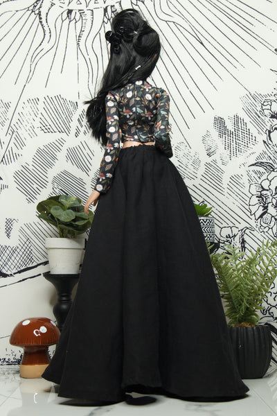 Long-sleeve Crop-Top - casual Smart Doll, DD, SD13, and SD16 clothes