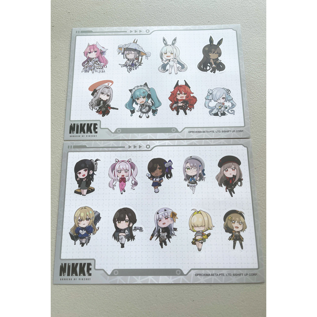 Euphoric Production Sticker Sheet JAPANESE - Goddess of Victory: NIKKE Comiket C105