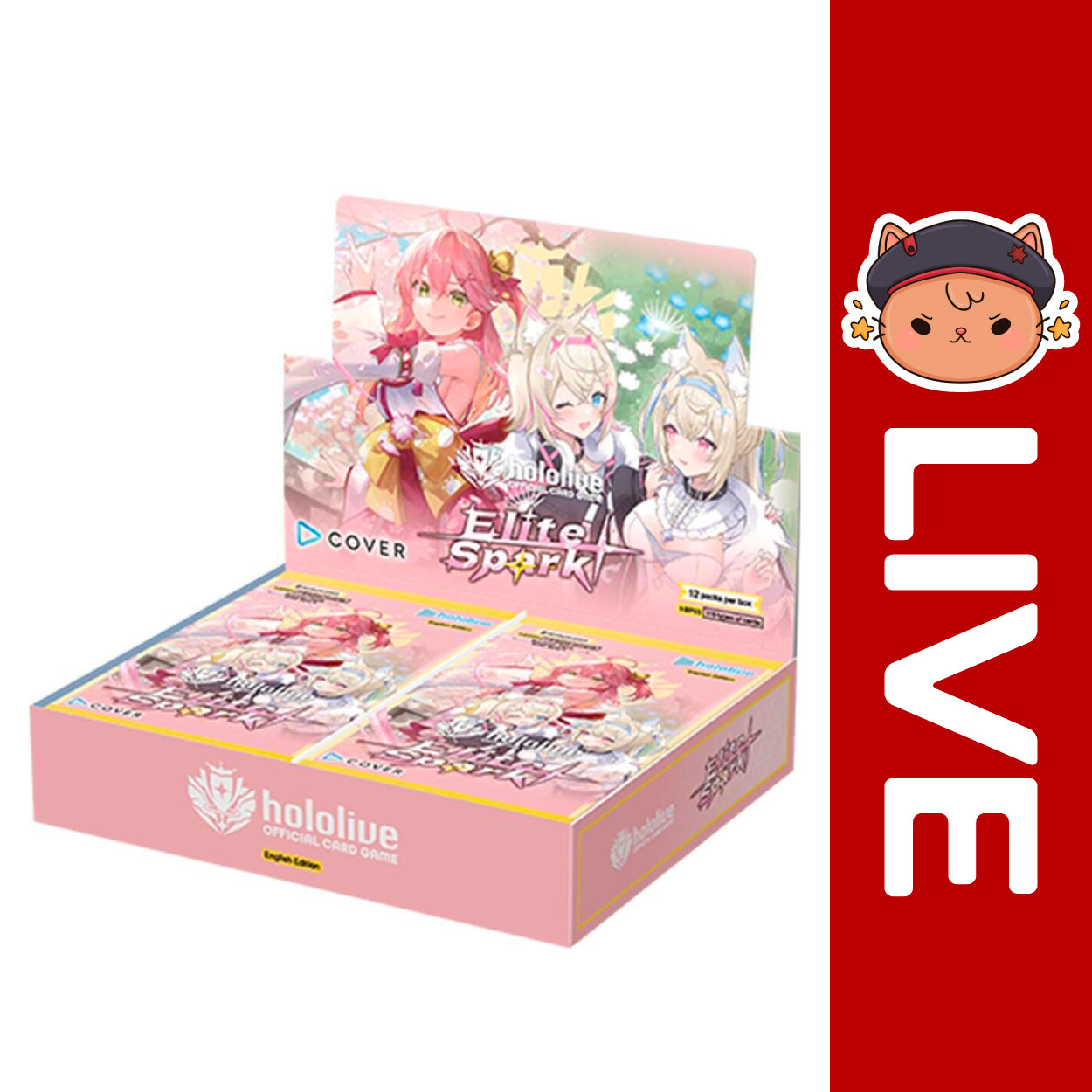 Hololive OCG English - BP03 Elite Spark (1st First Edition)