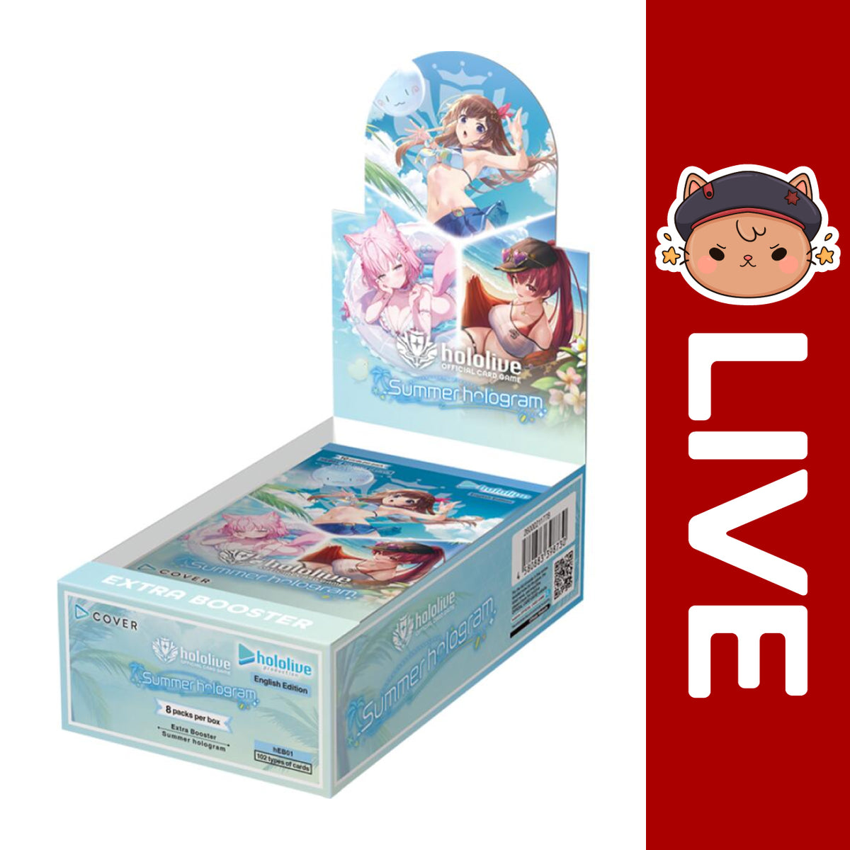 Hololive OCG English - EX01 Summer Hologram (1st First Edition)