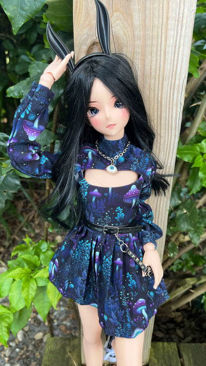 Pleated Mini Dress - casual Smart Doll and DD clothes