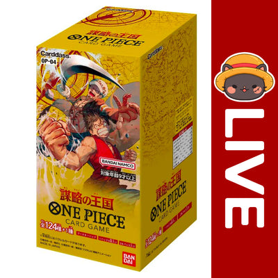 One Piece Card Game Kingdoms of Intrigue Japanese Booster Box OP-04