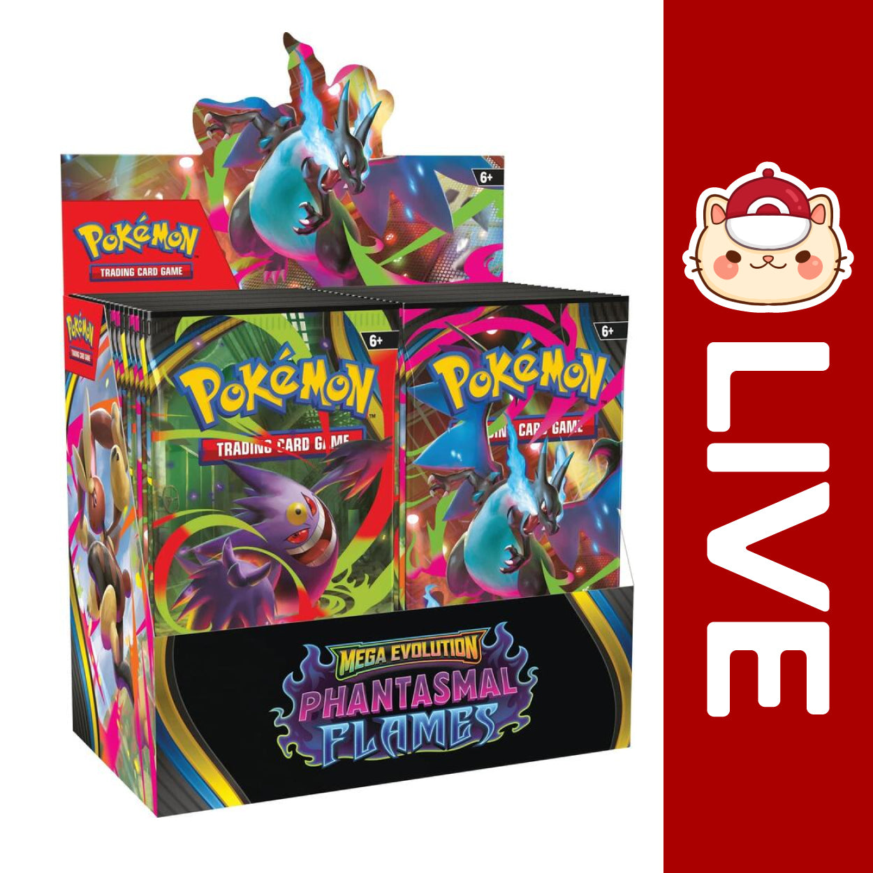 Pokémon TCG English - Phantasmal Flames - Mega Evolution