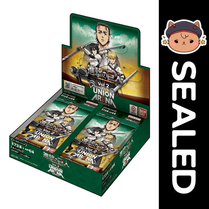 Union Arena Attack on Titan Vol.2 Booster Box (EX10BT) Union Arena Attack on Titan Vol.2 Booster Box (EX10BT)