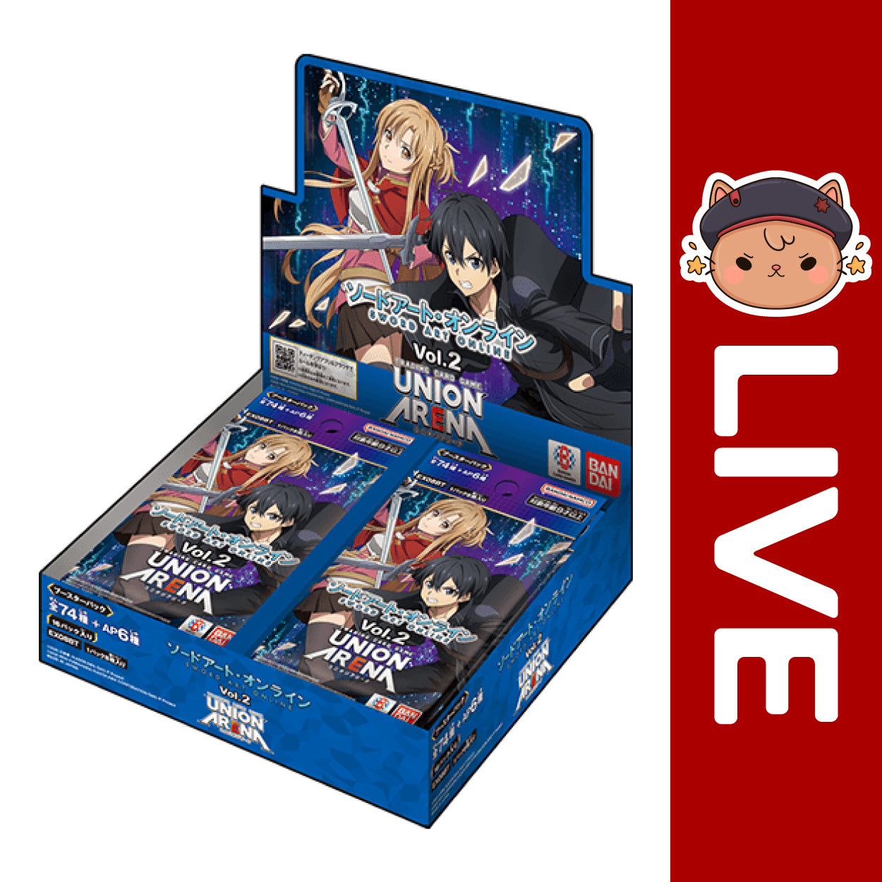 sword art online -alicization- vol.2 booster box Union Arena TCG JAPANESE stocking_stuffer Oshi No Ko returns Condition:Complete - Good Pokémon Base Set Booster