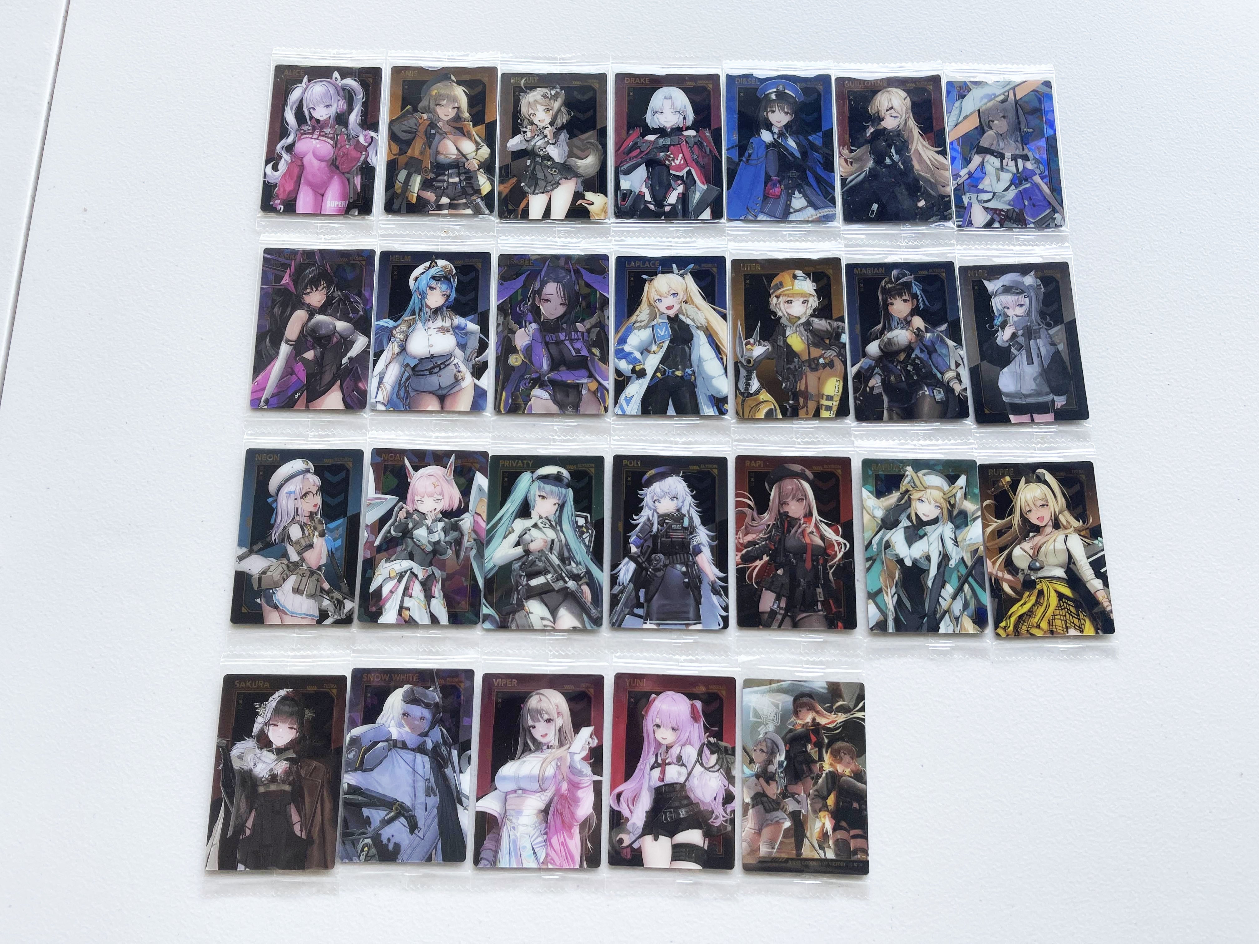 Bandai - Nikke Wafer Card Complete Set