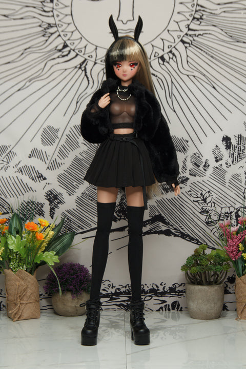 Cute Fur Jacket - kawaii Smart Doll, DD, and SD16 clothes