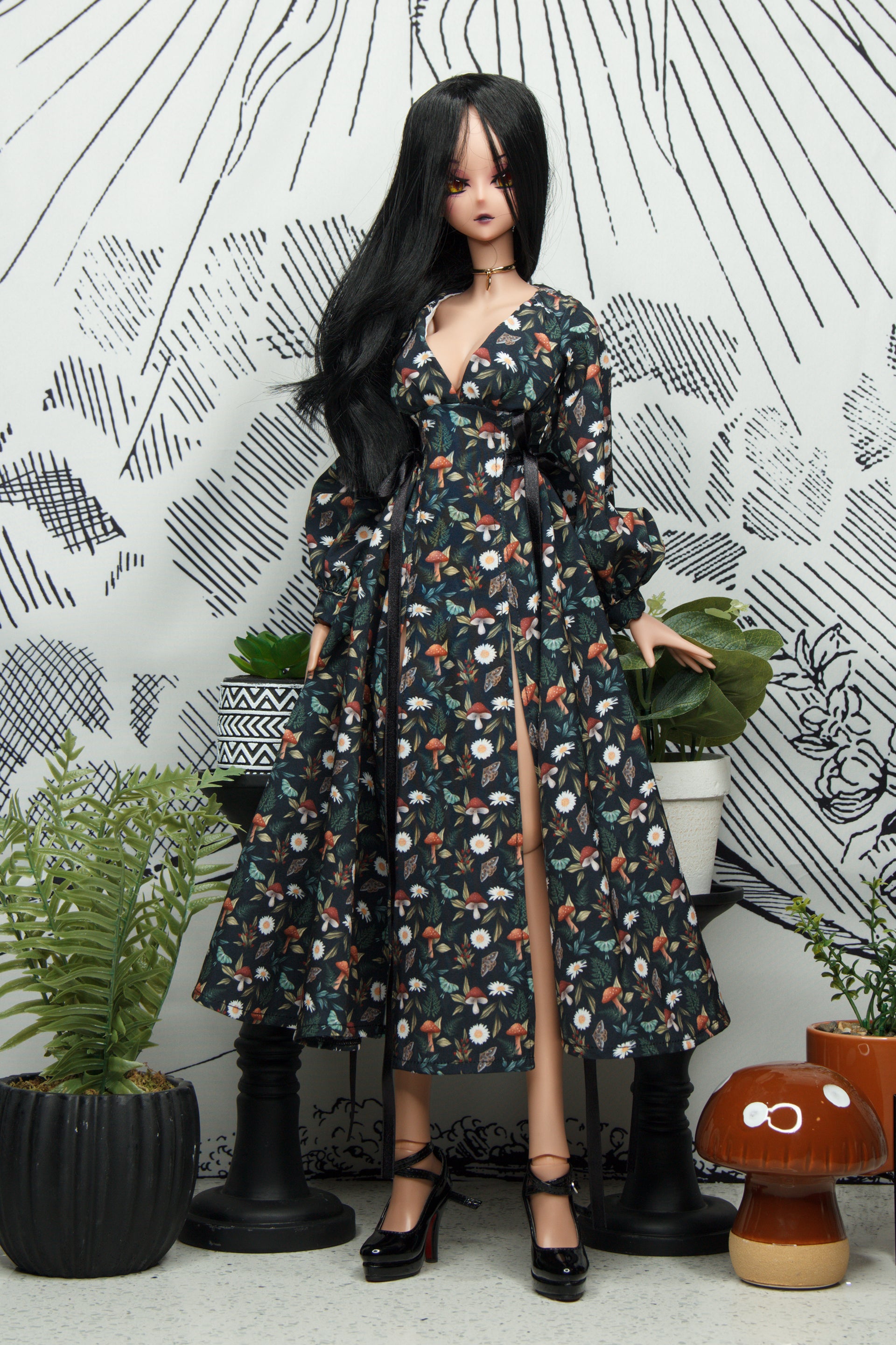 doll fashion dress Catrine Doll Dress