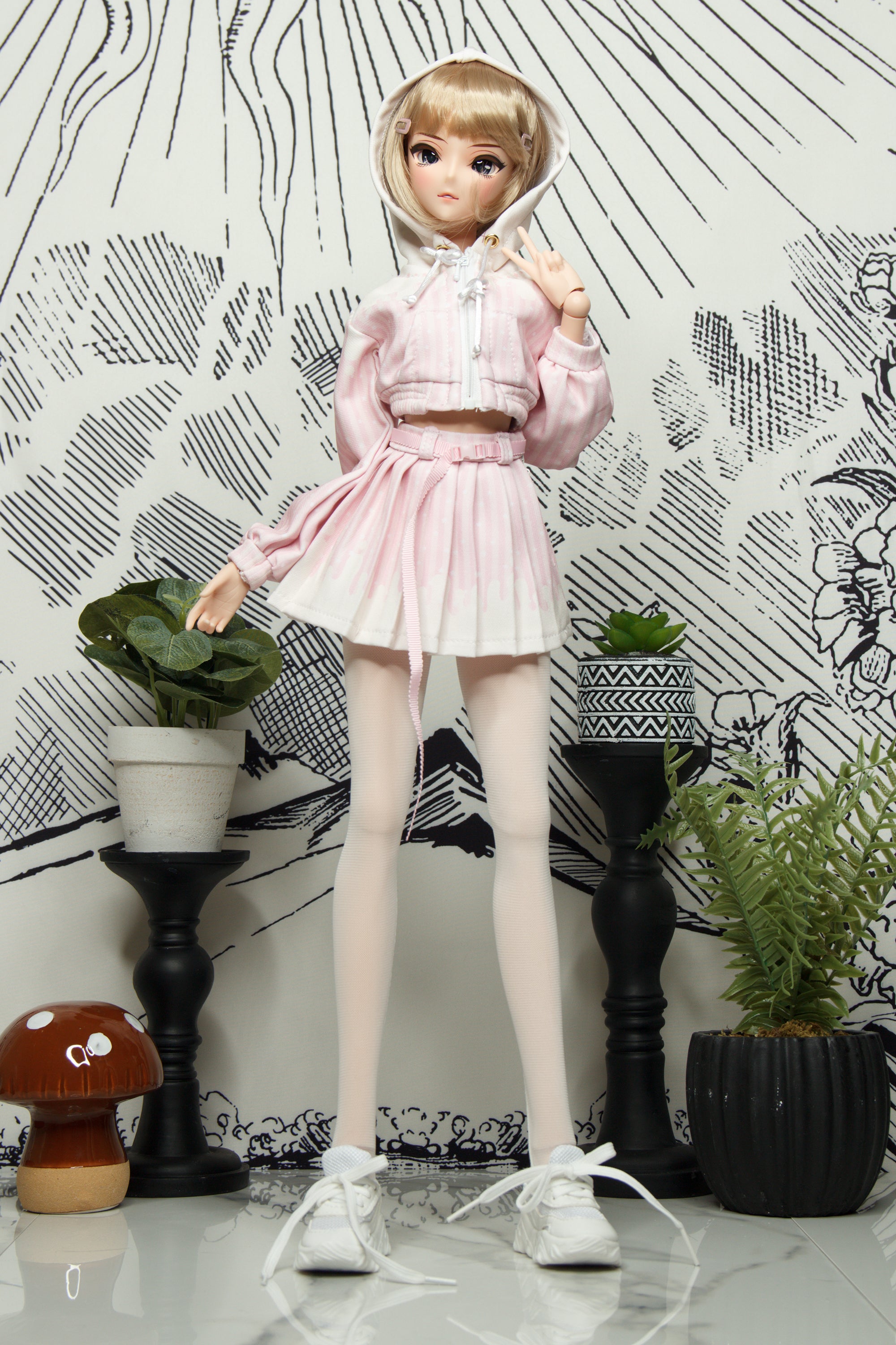 1/3 retailer bjd doll outfit kawaii fits dollfie dream smart doll