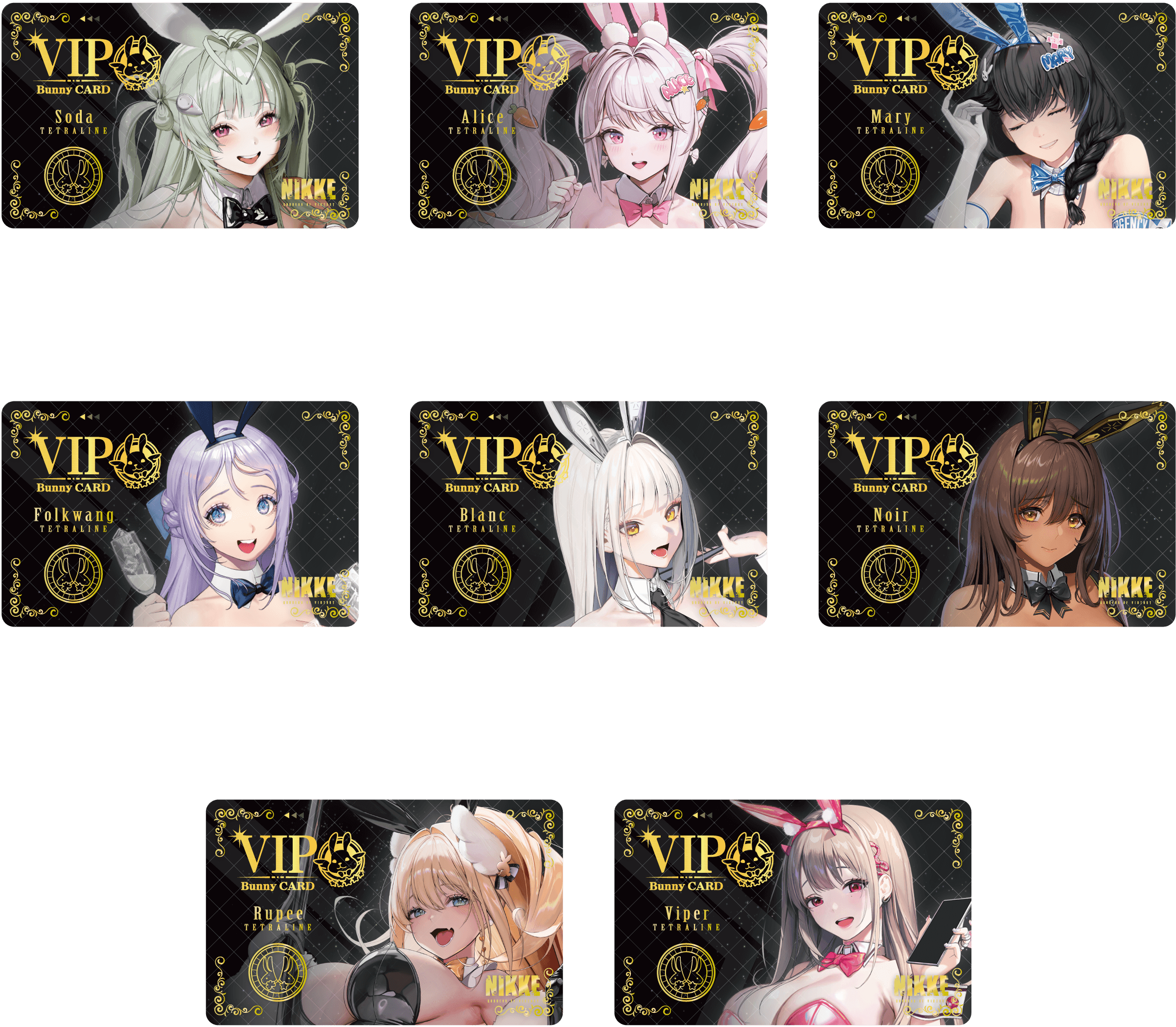 Algernon JAPANESE - Goddess of Victory: NIKKE Membership-Style VIP Card