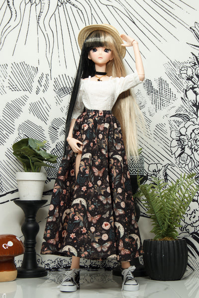 Long Skirt with Slit - casual Smart Doll, DD, and SD16 clothes